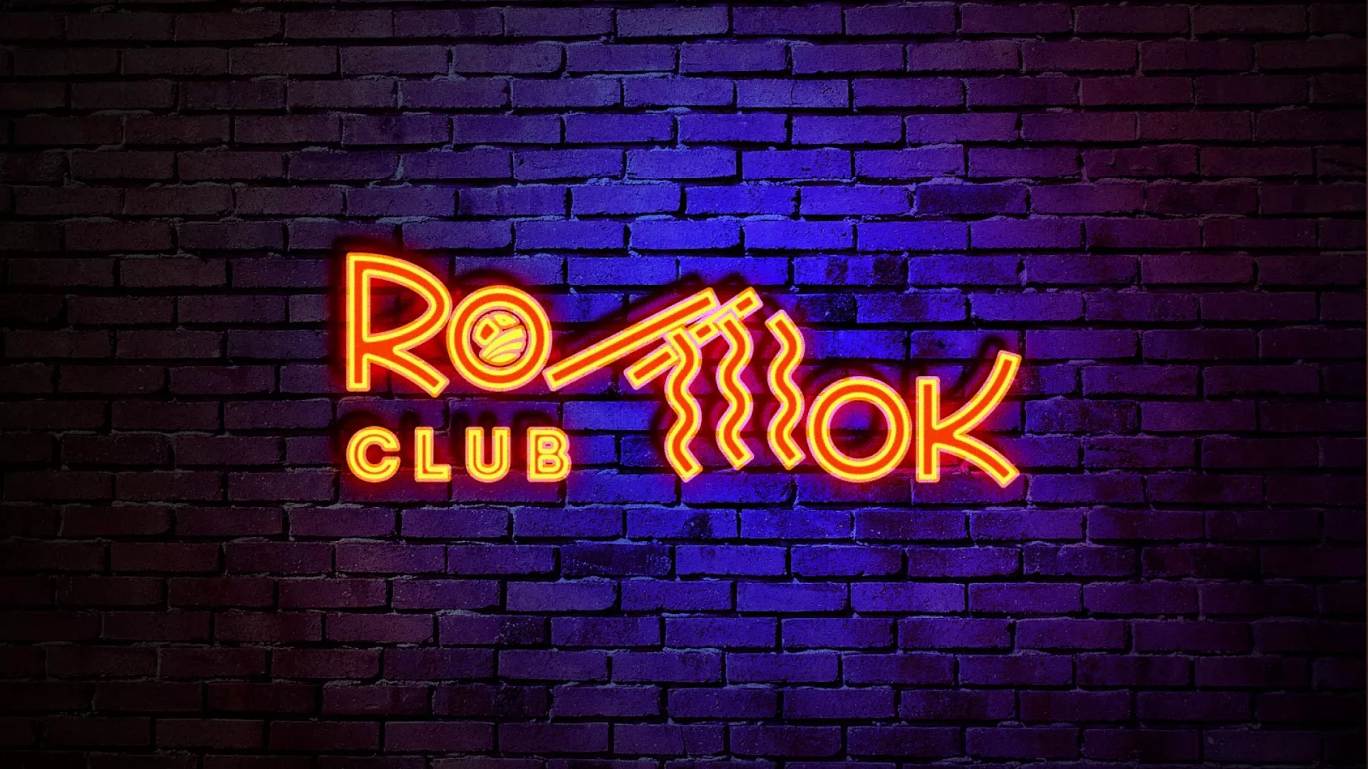 Разработка интерьерной вывески суши-бара «Roll Wok Club» в Лесном